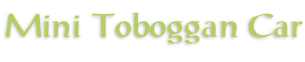 Mini Toboggan Car