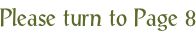 Please turn to Page 8